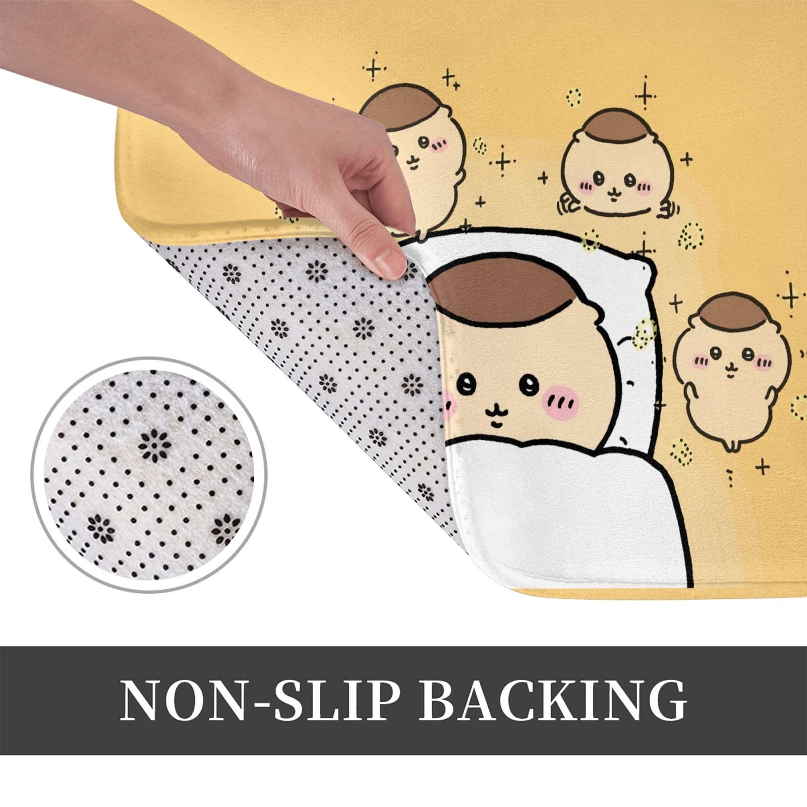 Amazon | バスマット ちいかわ くりまんじゅう お風呂マット